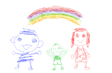 手書きのイラストで敬老の日にポスターをプレゼント